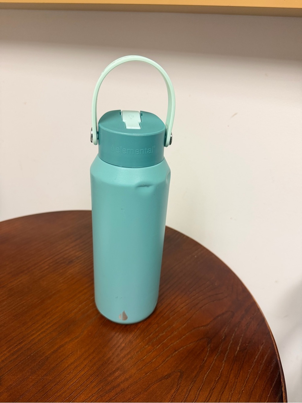 40 oz. Elemental TUMBLER Mint Green Insulated Water Bottle with Carry Handle GUC